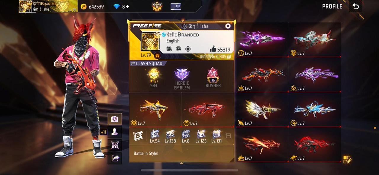 Free Fire BEST OFFER ID 🔥 LOW PRICE Account Buy